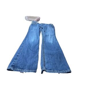 Ariat Womens Rhinestone Turquoise Jeans! 31R 36x32